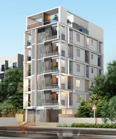 IDL Amethyst 4-bedroom apartment complex in Uttara - Inheritance Development Ltd.
