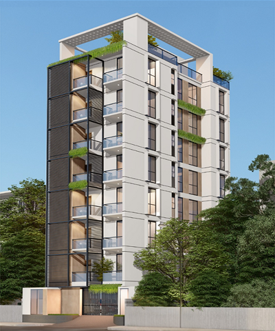IDL Parvin Villa 3-bedroom apartment complex in Uttara - Inheritance Development Ltd.