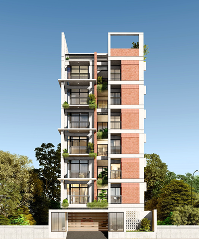 IDL Azalea 4-bedroom apartment complex in Uttara - Inheritance Development Ltd.