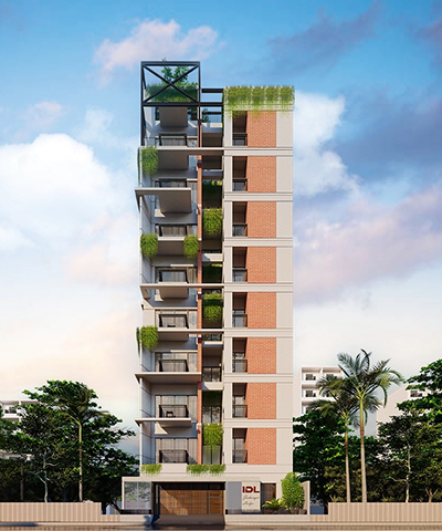IDL Jahangir Lodge 3 & 4-bedroom apartment complex in Uttara - Inheritance Development Ltd.