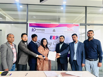 Signing Ceremony of ERP with Pinnovation Tech Ltd.